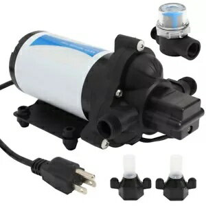 ?115V 水圧ダイヤフラムポンプ 45PSI 1.3A 4.0GPM ?115V Water Pressure Diaphragm Pump 45PSI 1.3A 4...
