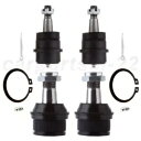 ダッジラム 1500 2500 4WD 4 個フロントアッパーロワーボールジョイントサスペンションキット For Dodge Ram 1500 2500 4WD 4PCS Front Upper Lower Ball Joints Suspension Kit(2)