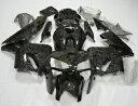 鍛造カーボンファイバー塗装フェアリングキット ホンダ CBR600RR 2005-2006 ブラックフレーム用 Forged Carbon Fiber Pain...