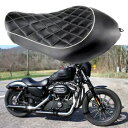 ダイヤモンド ワイド ライダー ドライバー ソロシート ハーレー アイアン スポーツスター XL883 1200 カスタム用 Diamond Wide Rider Driver Solo Seat For Harley Iron Sportster XL883 1200 Custom(2)