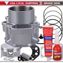 ホンダシリンダーピストンガスケットトップエンドキットランチャー 420 TRX420 4x4 ES 2007-2018 For Honda Cylinder P...