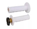 グリップ クロス ODI エミグ V2 ロックオン セミゴーフリー ホワイト Grips Cross ODI Emig V2 Lock-On Semi-Gauffr?e White(2)