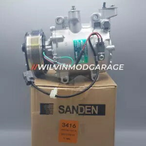 純正 OEM 2006-2011 ホンダ シビック A/C コンプレッサー サンデン TRS-E07 日本製 Genuine OEM 2006-2..