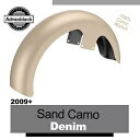 21 インチ リビール ラッパー ハガー フロント フェンダー 09 年以降のハーレーに適合 SAND CAMO DENIM 21