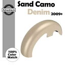 サンドカモデニム 19 インチ リビールラッパーハガー フロントフェンダー 09+ ハーレーツーリングに適合 Sand Camo Denim 19