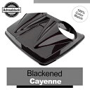 デュアル 8 インチ スピーカー蓋 Harley Razor Chopped King Tour Pack BLACKENED CAYENNE 用 Dual 8...