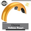 クロームイエローパール 21インチ リビールラッパーハガー フロントフェンダー ハーレー 2009+用 Chrome Yellow Pearl 21