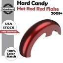 ハード キャンディ ホットロッド レッド フレーク 19 インチ リビール ラッパー ハガー フロントフェンダー ハーレーに適合 Hard Candy Hot ...