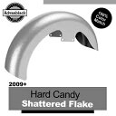 ハード キャンディ シャッタード フレーク 19 インチ リビール ラッパー ハガー フロント フェンダー ハーレー 09+ に適合 Hard Candy Sh...