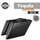 Advanblack テキーラ サンライズ ストレッチ サドルバッグ ボトム ハーレー ツーリング 93-13用 Advanblack Tequila Sunrise Stretched Saddlebags Bottoms For Harley Touring 93-13