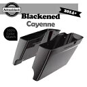Harley Street Road Glide Advanblack BLACKENED CAYENNE ストレッチサドルバッグに適合 Fits Harley...