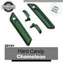 ハード キャンディ カメレオン フレーク 14 歳以上用 ハーレー サドルバッグ リッド レバー & ラッチ カバー キット Hard Candy Chameleon Flake For 14+ Harley Saddlebag Lid Lever & Latch Cover Kit