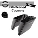 2-1 BLACKENED CAYENNE 14+ ハーレーツーリング用拡張バッグ ストレッチサドルバッグ 2-1 BLACKENED CAYENNE For ...