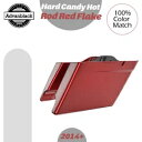 ハード キャンディ ホットロッド レッド フレーク ストレッチ サドルバッグ ボトムは 14 歳以上のハーレーに適合 Hard Candy Hot Rod Re...