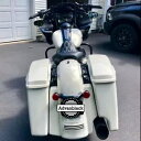 2 in 1 ボンネビル ソルト パール 拡張 4.5インチ サドルバッグ ボトム 14+ ハーレー用 2 into 1 Bonnevile Salt Pearl Extended 4.5" Saddlebags Bottoms For 14+ Harley