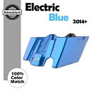 2-1 エレクトリック ブルー ストレッチ サドルバッグ ボトム ハーレー ロード ストリート エレクトラ 14+ に適合 2-1 Electric Blue Stretch Saddlebag Bottom Fits Harley Road Street Electra 14+