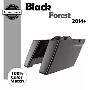 Black Forest カットアウトなし ストレッチ サドルバッグ ボトム ロード エレクトラ ツーリング 14+ Black Forest No Cutout Stretched Saddlebag Bottoms For Road Electra Touring 14+