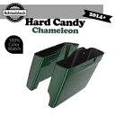 2in1 ハード キャンディ カメレオン フレーク 14+ ハーレー用 拡張バッグ ストレッチサドルバッグ 2in1 HARD CANDY CHAMELEON ...