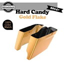 2in1 ハードキャンディゴールドフレーク ハーレーツーリング用 拡張バッグ ストレッチサドルバッグ 2in1 HARD CANDY GOLD FLAKE Fo...