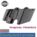2-1 黒くなったカイエン拡張サドルバッグ底部 14+ ハーレー ストリート ロード エレクトラ用 2-1 Blackened Cayenne Extend S...