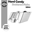 ハード キャンディ シャッタード フレーク 拡張サドルバッグ リアフェンダー 2014 年以降のハーレーに適合 Hard Candy Shattered Fla...