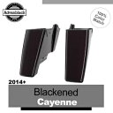黒くなったカイエン デュアル ノーカット ストレッチ サドルバッグ ボトムス ロード ストリート 2014-2020 Blackened Cayenne Dua...