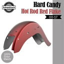 ハードキャンディホットロッドレッドフレークチョロビクラチカーノスタイルリアフェンダーハーレー用 HARD CANDY HOT ROD RED FLAKE Cho...