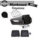 アドバン ブラック カイエン チョップド ツアー パック トランク ラゲッジ ハーレー ツーリング 1997+用 Advan Blackened Cayenne...