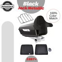 アドバン ブラック ジャック メタリック キング ツアー パック Pak バックレスト パッド 97+ ハーレー ツーリング用 Advan Black Jack Metallic King Tour Pack Pak Backrest Pad For 97+ Harley Touring