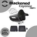 黒くなったカイエン キング ツアー パック 97+ ハーレー ツーリング用トランク ラゲッジ Blackened Cayenne King Tour Pak P...