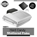 ハーレー/ソフテイル用ハードキャンディーシャッタードフレークアドバンブラックラッシュモアレイザーツアーパック For Harley/Softail HARD C...