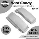 ハード キャンディ シャッタード フレーク ノーマル ストレッチ サドルバッグ 蓋 14 歳以上 ハーレー用 Hard Candy Shattered Flak...