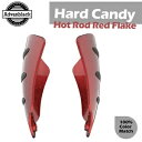ハード キャンディ ホット ロッド レッド フレーク ハンドガード ハーレーダビッドソン ツーリング & ソフテイルに適合 Hard Candy Hot Rod...