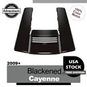 黒くなったカイエン カットアウトなし ストレッチ リアフェンダー エクステンション 09+ ハーレー用 Blackened Cayenne No Cutout ...