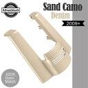 サンドカモデニムデュアルノーカットストレッチリアフェンダーエクステンションハーレーツーリング用 SAND CAMO DENIM Dual Uncut Stret...