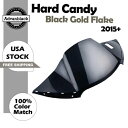 ハード キャンディ ブラック ゴールド フレーク エアダクト フェアリング 2015+ ハーレー ロード グライド FLTRXSE 用 Hard Candy B...