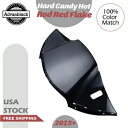 ハードキャンディホットロッドレッドフレークエアダクトフェアリングハーレーロードグライドFLTRX 2015+用 Hard Candy Hot Rod Red F...
