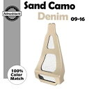 サンド迷彩デニム ABS チンスポイラー 空冷ハーレーツーリング 2009-2016 用 Sand Camo Denim ABS Chin Spoiler Fo...