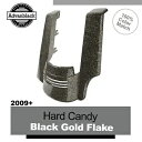 ハーレー用 シングルカットアウト リアフェンダーエクステンション ハードキャンディー ブラックゴールドフレーク For Harley Single Cutout...
