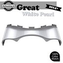 2014 年以降のバットウィング フェアリング スカート ハーレー ストリート エレクトラグライド用グレート ホワイト パール GREAT WHITE PEARL For 2014+ Batwing Fairing Skirt Harley Street Electra Glide(2)