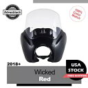 Wicked Red T-Sport フェアリング ハーレー ストリート ボブ & ローライダー/ S FXLR 2018+用 Wicked Red T-Sport Fairing For Harley Street Bob & Low Rider/ S FXLR 2018+