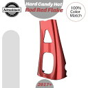 ハード キャンディ ホットロッド レッド フレーク ABS チン スポイラー 17+ M8 ハーレーダビッドソン ツーリング用 Hard Candy Hot R...