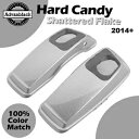 ハード キャンディ シャッタード フレーク 6x9 サドルバッグ スピーカー蓋 ハーレー ツーリング 14+用 Hard Candy Shattered Fla...