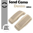サンド迷彩デニムデュアル 6x9 サドルバッグスピーカー蓋オーディオカバーハーレー 14+ Sand Camo Denim Dual 6x9 Saddlebag...