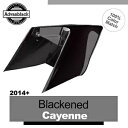 14+ ハーレー BLACKENED CAYENNE Advanblack CVO ストレッチ拡張サイドカバー用 For 14+ Harley BLACKENE...