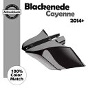 黒くなったカイエン CVO ストレッチ拡張サイドカバーパネルは 2014 年以降のハーレーに適合 Blackened Cayenne CVO Stretched...