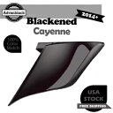 ブラック カイエン ストレッチ拡張サイド カバー 14 歳以上のハーレー ツーリング グライドに適合 Blackened Cayenne Stretched E...