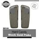 ハード キャンディ ブラック ゴールド フレーク 5x7 サドルバッグ スピーカー蓋 ハーレー 2014+ Hard Candy Black Gold Flak...
