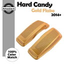 ハードキャンディゴールドフレークデュアル6x9サドルバッグスピーカー蓋オーディオカバーハーレー14+用 Hard Candy Gold Flake Dual 6...