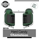 2014 年以降のハーレー ツーリング Advanblack 下部ベンテッド フェアリング HARD CANDY CHAMELEON に適合 Fits 2014...